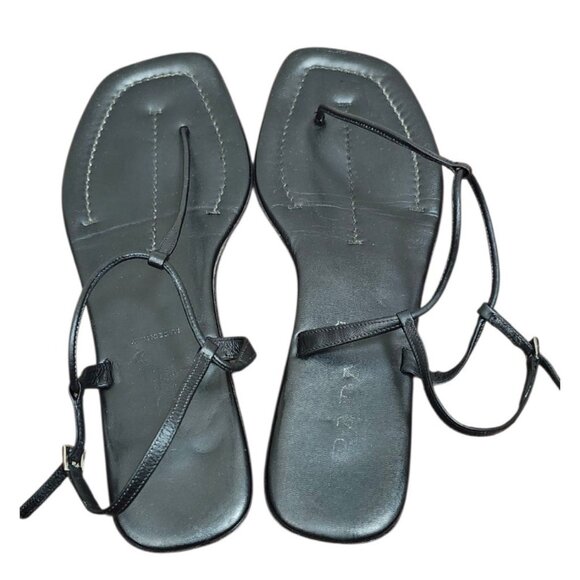 Prada Leather T-Strap Sandals Women's Size EU 40/US 9.5 - Picture 6 of 12